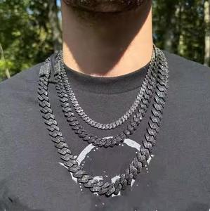 Chaîne à maillons en diamant de qualité supérieure, style hip-hop, dernière tendance, coupe ronde VVS1 Mossanite, pour hommes, disponible à prix compétitif - Product Image 4