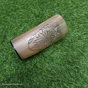 Produit très demandé : Verre en corne de bœuf sculpté pour fêtes et usage domestique, style Viking, avec taille et logo personnalisables - Product Image 3