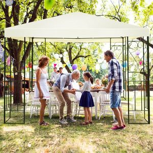 Carpa de Jardín para Patio de 10 x 10 Pies con Gazebo y Pérgola - Product Image 2