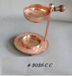 Lámpara de Perfume de Latón Pulido, Difusor de Aromaterapia, Quemador de Resina e Incienso con Copa Ajustable y Cruz para Aromatizar la Habitación - Product Image 3