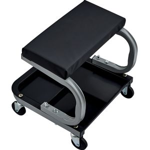 Sedile da Meccanico con Ruote per Officina, Capacità 113 kg, con Vassoio Porta Attrezzi Sottoscocca, Resistente e Confortevole - Product Image 6