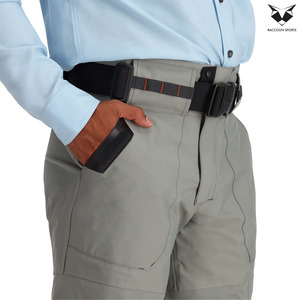 Pantalon de pêche gris imperméable résistant à l'abrasion, pantalon de pêche technique coupe-vent pour les professionnels - Product Image 4