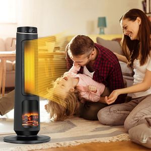 Cheminée électrique à chauffage rapide PTC 1500W pour usage intérieur, chauffage d'appoint - Product Image 2
