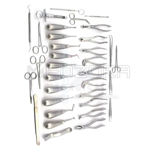 Juego de 32 Instrumentos de Extracción Dental Manual de Titanio, Pinzas y Elevadores Quirúrgicos Orales, Certificación CE Clase I ISO13485 MEDZORA - Product Image 2