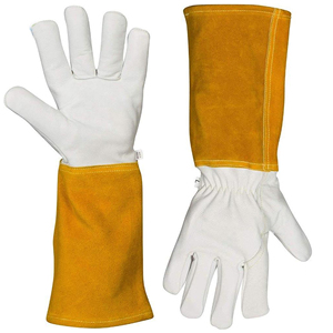 High Quality Industry Goatskin Thin and Breathable Soft Flexible Operation Tig/Mig Laser Welding <b>Gloves</b> - Product Image 1