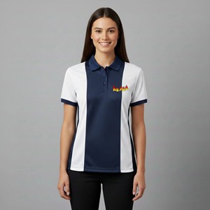 เสื้อเชิ้ตผู้หญิงทรงสวย สีพื้น แขนสั้น ผ้าฝ้าย 100% รับสกรีนโลโก้ ระบายอากาศดี เหมาะสำหรับเล่นกอล์ฟ ใส่สบายๆ ในฤดูร้อน - Product Image 2