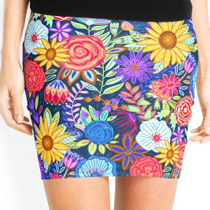 Jupe mi-longue vintage personnalisée pour femme 2026, nouvelle couleur, écologique, décontractée, 100 % polyester, taille unique, impression par sublimation, en vente - Product Image 5