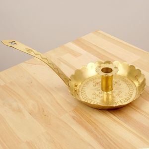 <b>Brass</b> <b>Candlestick</b> <b>Holder</b> Heat Resistant Home Decoration Metal Candle <b>Holders</b> - Product Image 5