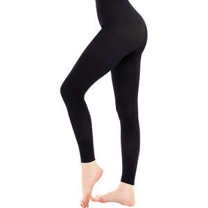 Leggings de yoga pour femmes de haute qualité, taille haute, décontractés, respirants, légers, en coton et bambou, écologiques, séchage rapide - Product Image 5