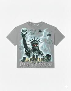 Camiseta Unisex Freedom Charlie Kirk, 100% Algodón, Ecológica, Holgada, Informal, Estilo Urbano, Tallas Grandes, Logotipo Personalizado, Moda Americana - Product Image 2