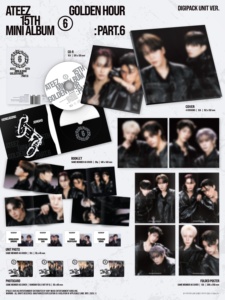 [Álbum Original Coreano] ATEEZ - GOLDEN HOUR Parte 6 (VERSIÓN DIGIPACK UNIT) - Product Image 2
