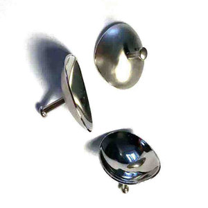 แผ่นปิดตาสแตนเลสแบบใช้ซ้ำได้สำหรับต่อขนตาและยกขนตา อุปกรณ์มืออาชีพ แผ่นปิดตาสแตนเลสหรูหรา - Product Image 1