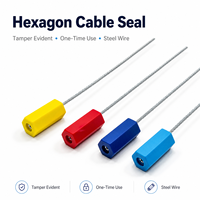 YSD-- Sello de Seguridad Desechable con Cable de Alambre Hexagonal para Medidores Eléctricos, Camiones de Logística y Contenedores