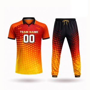 <b>Cricket</b> Uniform with Lightweight Comfortable 100% Polyester Anti-Bacterial Winter Print Logo Made in Pakistan - Product Image 1