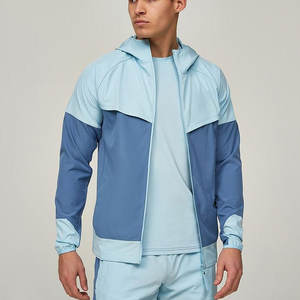 Conjunto de Sudadera con Capucha Cortavientos para Todo Clima con Cierre de Cremallera Fácil, Cintura y Puños Elásticos - Product Image 2