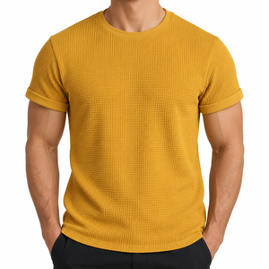T-shirts tendance pour hommes, style moderne, couleur, tissu en molleton 100% coton, 220g, coupe classique pour adulte - Product Image 6