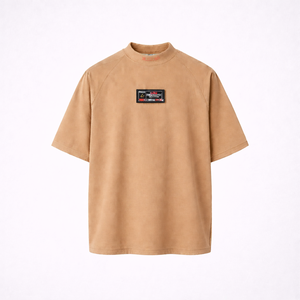 Camiseta de punto extragrande color oscuro 100% algodón estilo streetwear hip-hop con estampado en blanco, logotipo personalizado, bordado, unisex - Product Image 3