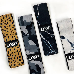 Bandes d'exercice antidérapantes à forte résistance pour fessiers et jambes, avec logo personnalisable pour la salle de sport à domicile - Product Image 3