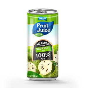 Boisson Tropi Juice 330ml en canette aluminium courte, purée de fruits 100% naturelle, aromatisée, faible en gras, stérilisée, fraîchement pressée, 5 Brix, Ananas-Guava - Product Image 4