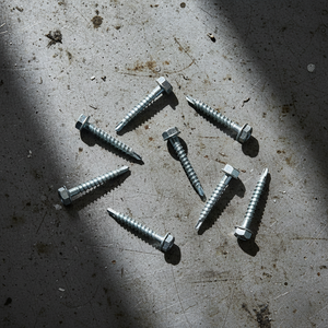 PDC Brand Hex Washer Head External Hex Drive Self Drilling/Self Tapping <b>Screw</b> <b>Galvanized</b> Carbon Steel Inch Coarse Thread Class - Product Image 1