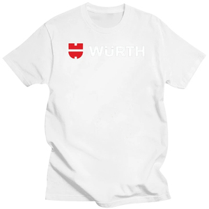 เสื้อยืดคอกลมแขนสั้นสีขาวสำหรับผู้ชาย WRTH พิมพ์ลายตัวอักษรด้านหน้า สวมใส่สบาย ผลิตจากผ้าฝ้ายเจอร์ซีย์เนื้อนุ่ม 100% พิมพ์ลายด้วยเทคนิคซิลค์สกรีน - Product Image 1