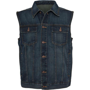 <b>Mens</b> Simple Design <b>Denim</b> <b>Vest</b> Clean Cut Sleeveless Jacket Lightweight Casual Riding Wear <b>Denim</b> Waistcoat <b>For</b> Sale - Product Image 1
