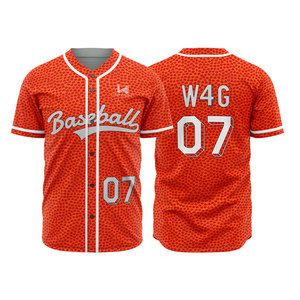 Maillot de baseball personnalisé par sublimation avec nom et numéro, uniforme de sport pour hommes et jeunes, maillot de baseball personnalisé style hip-hop - Product Image 3