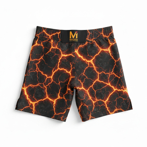 Shorts MMA à haute élasticité avec logo personnalisé, shorts de combat durables pour hommes, shorts de grappling pour l'entraînement aux arts martiaux, vente en gros B2B - Product Image 3