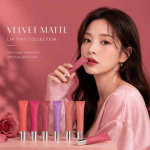 Matte Lipstick <b>Tube</b> <b>Plastic</b> Cosmetic Container with Screw Cap Custom Screen Printing Packaging - Product Image 1