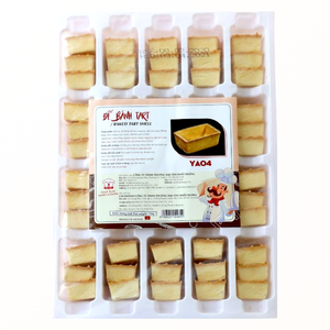 ทาร์ตอบสำเร็จรูปแช่แข็ง ขนมหวานอบกรอบ ทาร์ตไข่ YA04 720 กรัม สำหรับร้านเบเกอรี่ ฮาลาล รับผลิตแบบ OEM/ODM ราคาดี - Product Image 1