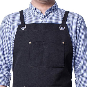 Tablier de Barbier en Gros avec Logo Personnalisé, Unisexe, Imperméable, en Cuir et Denim, pour Usage Quotidien en Salon - Product Image 3