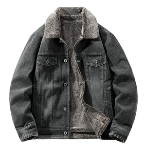 High Demanding Men Denim <b>Jacket</b> Top Selling Canvas with Stand Collar Custom Colors & Sizes High Quality OEM Service Men's <b>Jacket</b> - Product Image 5