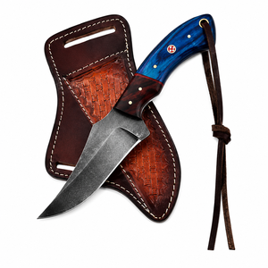 Cuchillo Forjado a Mano de Acero de Alto Carbono con Espiga Completa y Punta Caída, Multifuncional para Exteriores, Bricolaje, Caza, Rescate, Camping y Trabajo en Madera - Product Image 4