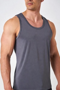 Camiseta Deportiva de Verano para Hombre, Transpirable, para Gimnasio y Entrenamiento, Diseño sin Mangas, Estampada, para Correr - Product Image 2