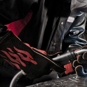 Latest Style Trendy Wholesale Welding <b>Gloves</b> TIG MIG Industrial Work Outdoor Touch Screen Leather welding <b>gloves</b> for sale - Product Image 6