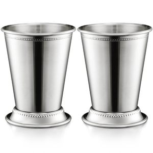 Juego de Vasos de Acero Inoxidable a Precio de Fábrica, Diseño Clásico Martillado, Tazas para Mint Julep y Moscow Mule, Aptos para Lavavajillas, Mantienen las Bebidas Frías - Product Image 1