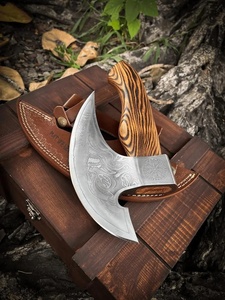 Cuchillo para Pizza Hecho a Mano A&M Enterprises, con Hoja de Acero con Alto Contenido de Carbono Grabada, 9 Filos de Corte, Mango de Madera de Grado Industrial, Novedad - Product Image 4