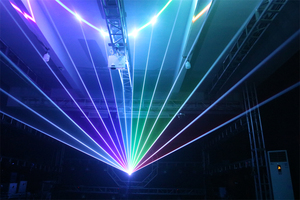 جهاز عرض ليزر ثلاثي الأبعاد ملون بالكامل بقوة 3 واط و4 واط مع تحكم عبر التطبيق وعرض رسوم متحركة - Product Image 4