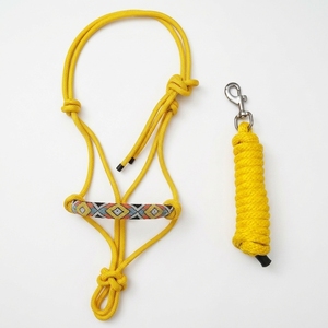 Cuerda de alta resistencia para caballos y conjunto de cabestro para entrenamiento, de proveedor indio a precio mayorista. - Product Image 1
