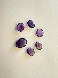 GNSJ AMTHYMIX 9.40ct 6 piezas 100% Amatista Natural Corte Rosa Piedras Sueltas Sin Forma para Joyería Pleocroica Sin Calentar 7-11mm - Product Image 5
