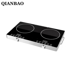 Estufa Eléctrica <span class=keywords><strong>de</strong></span> Cerámica Resistente al Calor, Estufa <span class=keywords><strong>de</strong></span> Vidrio Cerámico <span class=keywords><strong>de</strong></span> Doble Quemador, Estufa Infrarroja <span class=keywords><strong>de</strong></span> Calentamiento Rápido, Cocina para Exteriores - Product Image 2