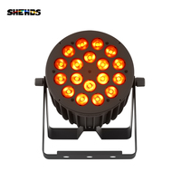 Projecteur de scène professionnel silencieux en aluminium moulé sous pression, LED PAR 18x18W 6-en-1 à mélange de couleurs, éclairage DMX Wash 10/6 canaux pour événements et mariages