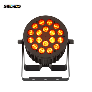 ไฟพาร์ LED อลูมิเนียมหล่อขึ้นรูปแบบเงียบ 18x18W 6in1 ผสมสี สำหรับงานแสดงระดับมืออาชีพ 10/6CH DMX Wash Lighting สำหรับงานอีเว้นท์และงานแต่งงาน - Product Image 1