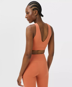 Ladies Strapless <b>Crop</b> Tank <b>Tops</b> Plus Size Quick Dry Breathable Eco-Friendly Sport Spandex/Polyester 2-Piece Set for Women - Product Image 3