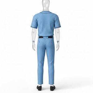 ชุดยูนิฟอร์มเบสบอลสีพื้นคุณภาพพรีเมียมดีไซน์ล่าสุด - Product Image 2