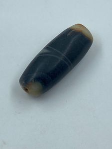 Agate naturelle de forme cylindrique, pierre précieuse de joaillerie fine, couleur noire, 35,75 carats, 12x30,70 mm, pour la fabrication de bijoux, fournisseur indien R.K. - Product Image 4