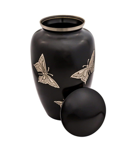 Wholesale Metal Cremation Urns <b>for</b> Adult Human <b>Ashes</b> Modern Design Funeral Supplies <b>Casket</b> Memorial Keepsake - Product Image 1