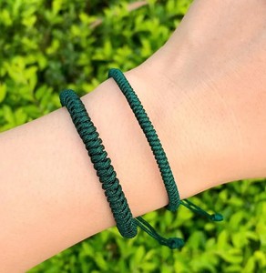 Pulsera Budista Tibetana Hecha a Mano de Alta Calidad, Pulsera de Cuerda de Nudos de la Suerte, Pulsera de Meditación Budista - Product Image 2