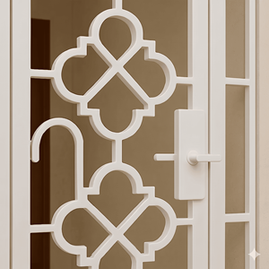 KHP Traditional Wrought Iron Security Decorative Entry Doors Manual <b>Swing</b> Exterior Anti-Theft Safety Finished Surface 1 Year - Product Image 5