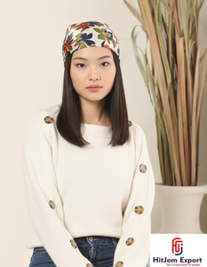 Foulards carrés pour femmes Tissu doux léger Accessoires de mode élégants Parfait pour un faible approvisionnement en quantité minimale de commande - Product Image 1